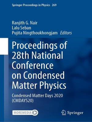 cover image of Proceedings of 28th National Conference on Condensed Matter Physics